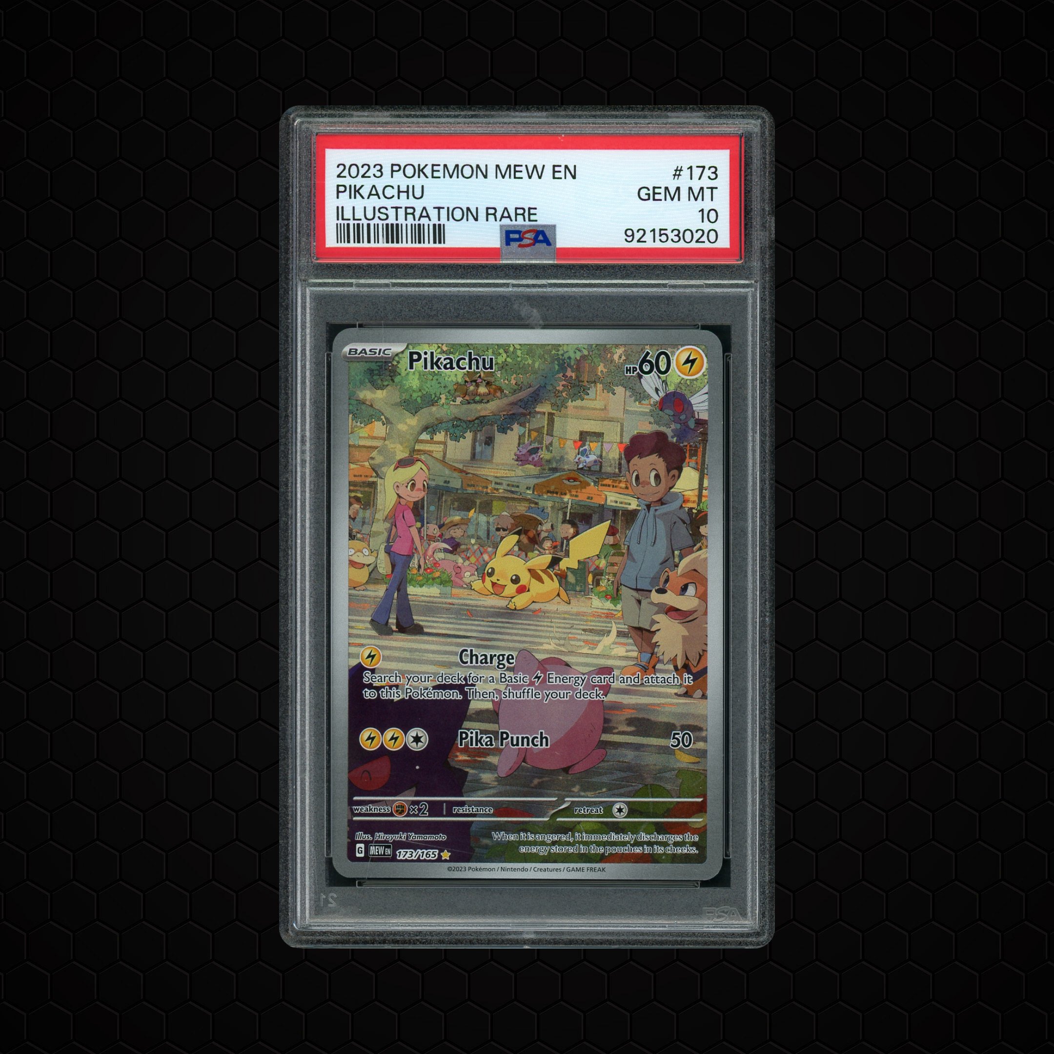 2023 Pokemon 151 Pikachu #173 PSA 10