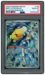 2025 Destined Rivals Misty's Psyduck #193 PSA 10 on Beezie.