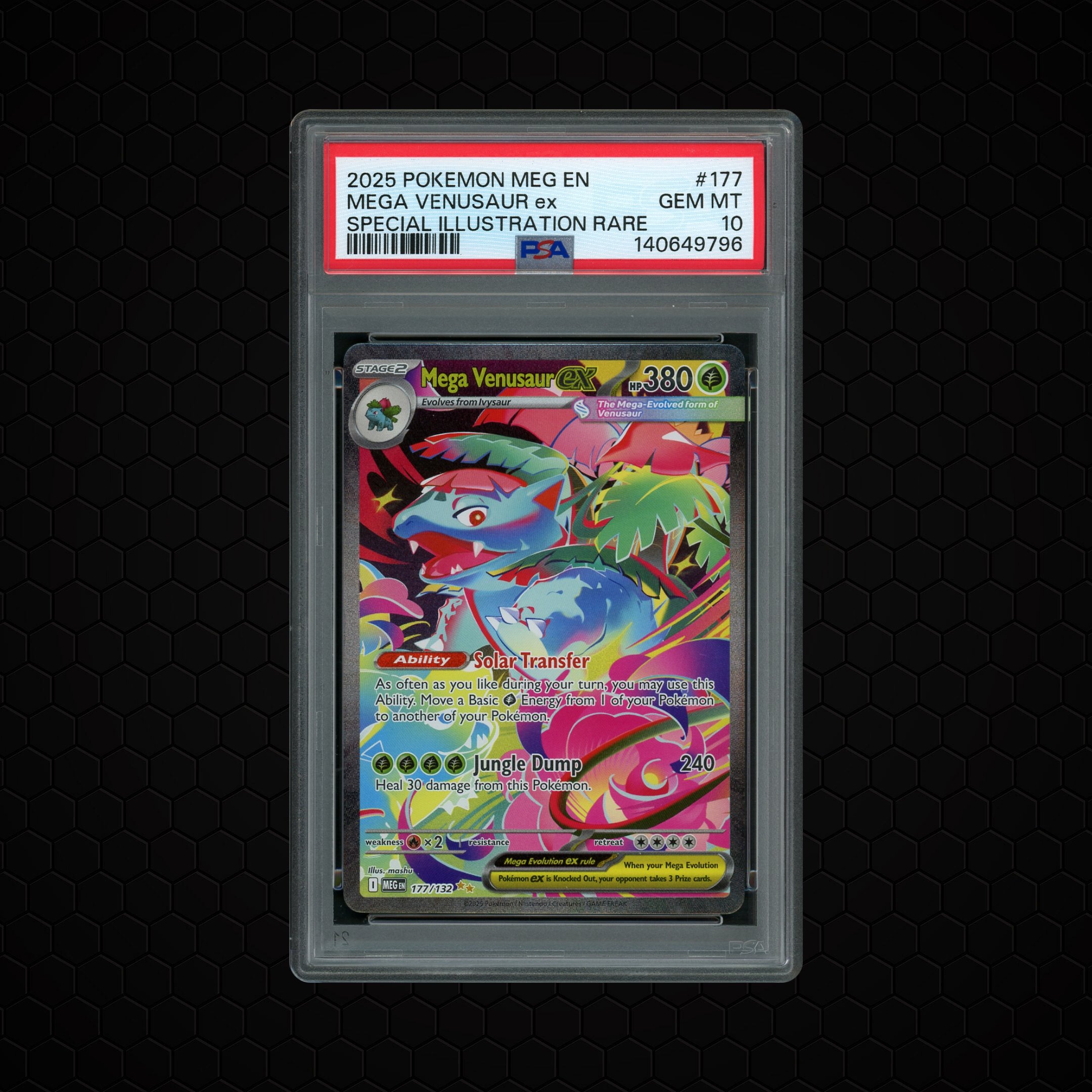2025 Mega Evolution Mega Venusaur EX #177 PSA 10
