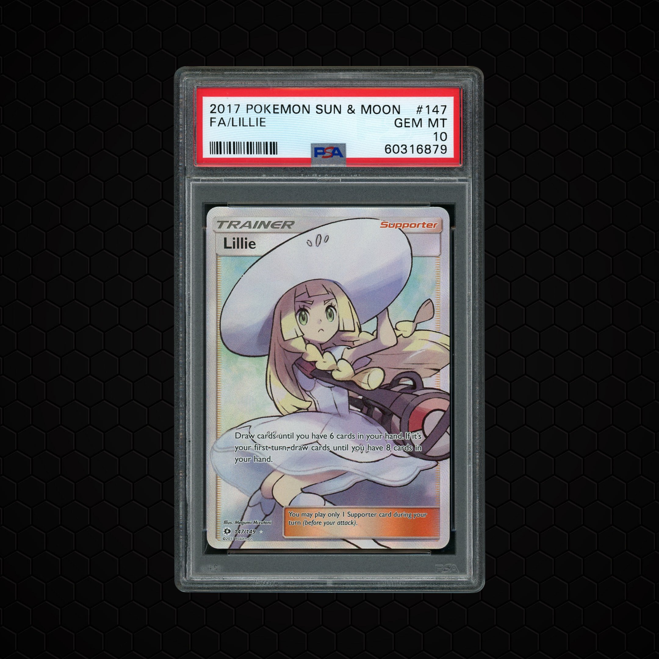 2017 Sun & Moon Lillie #147 PSA 10