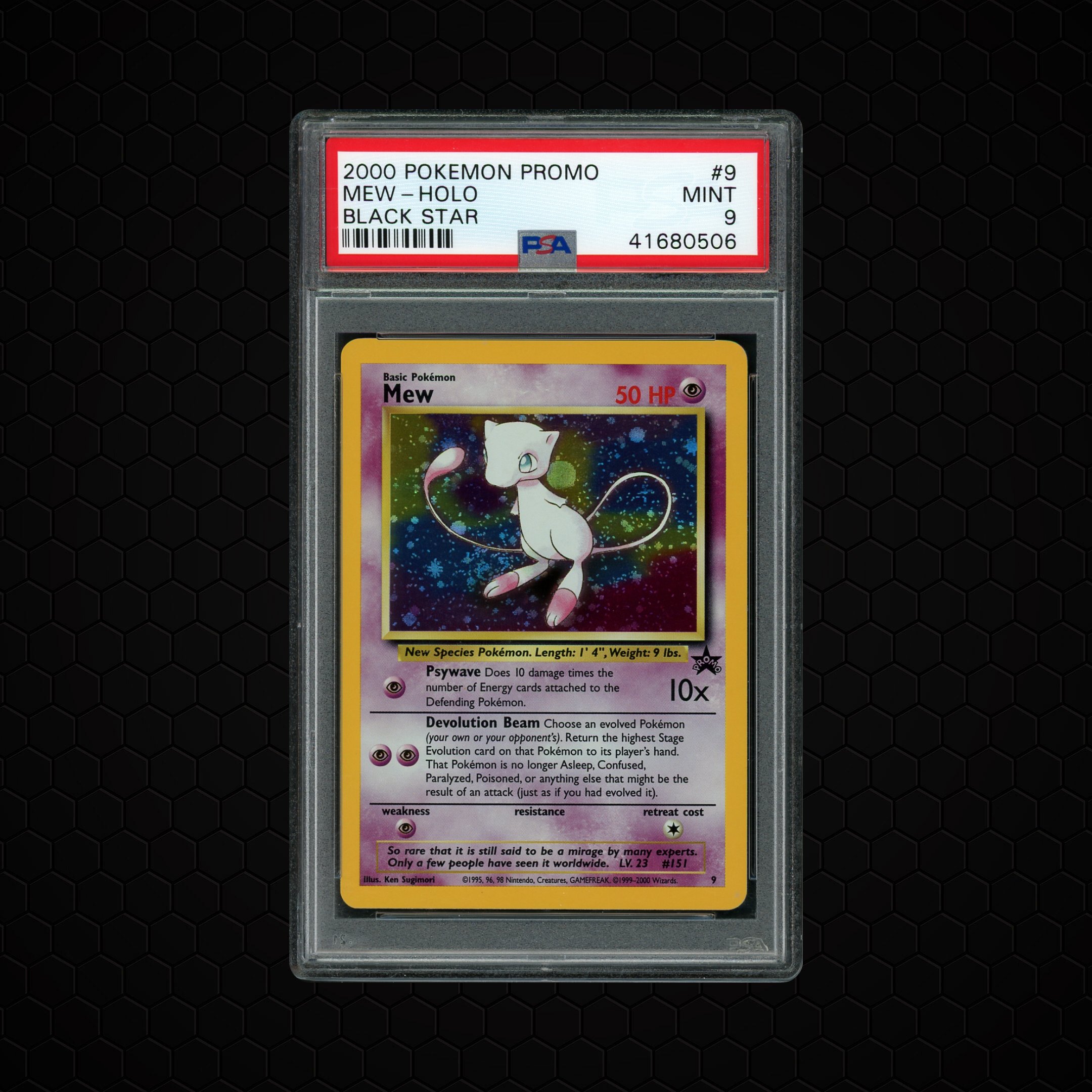2000 Black Star Promo Mew #9 PSA 9