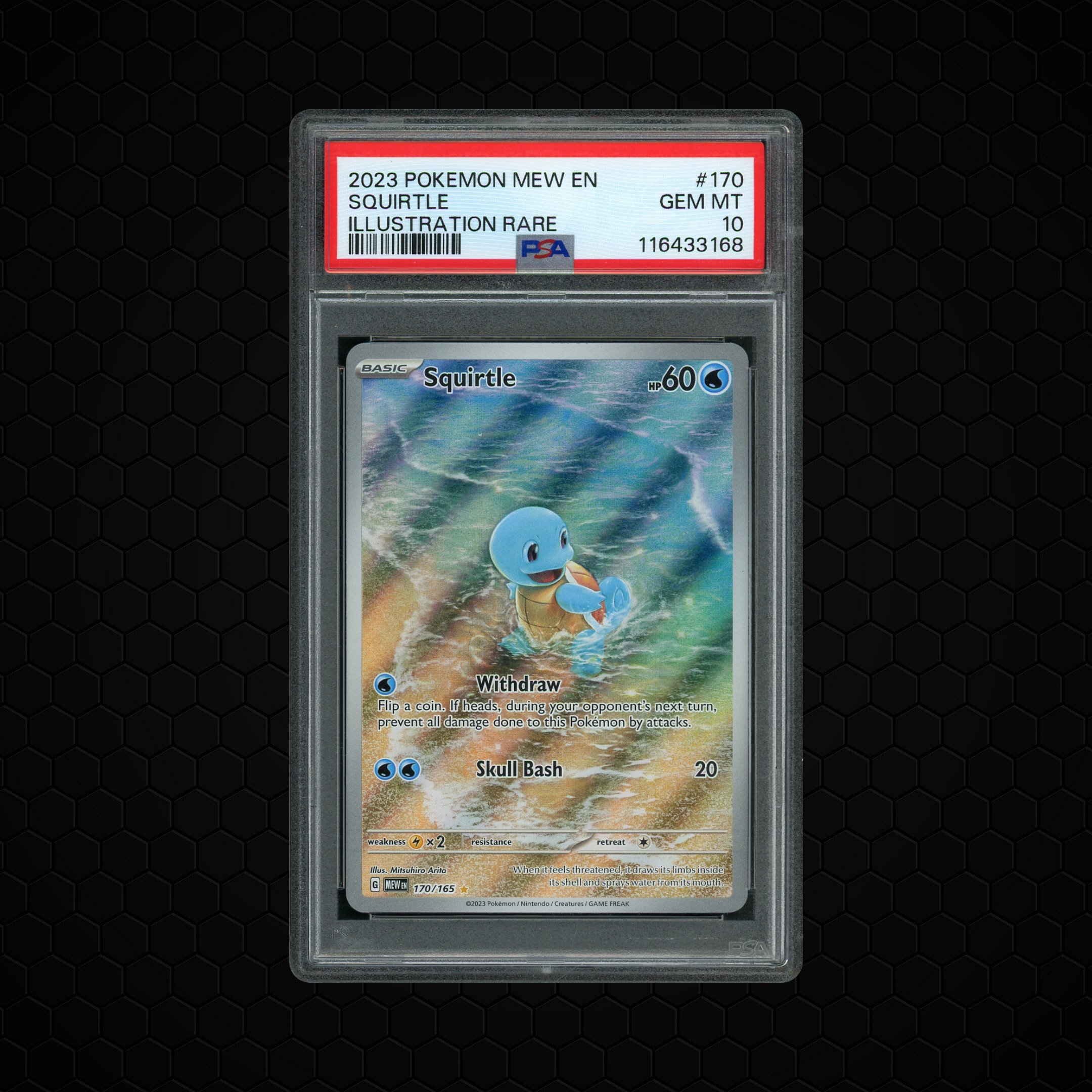 2023 Pokemon 151 Squirtle #170 PSA 10
