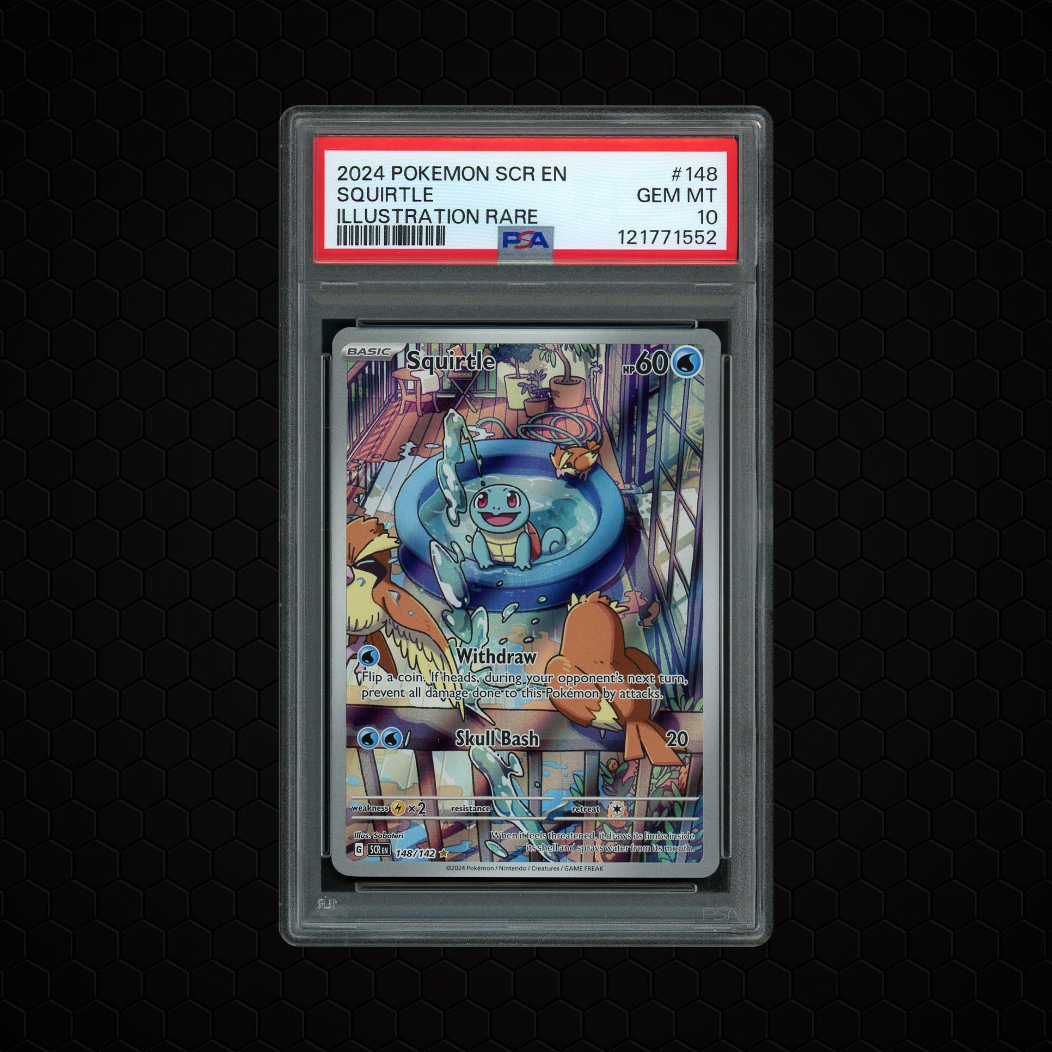 2024 Stellar Crown Squirtle #148 PSA 10