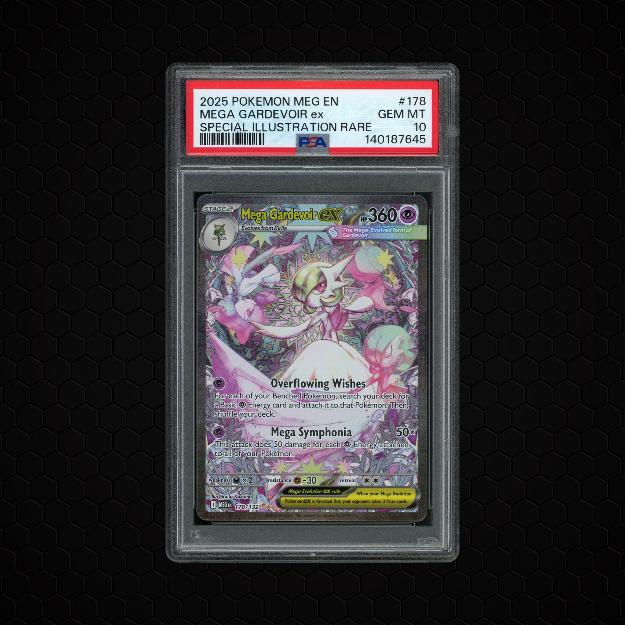2025 Mega Evolution Mega Gardevoir EX #178 PSA 10