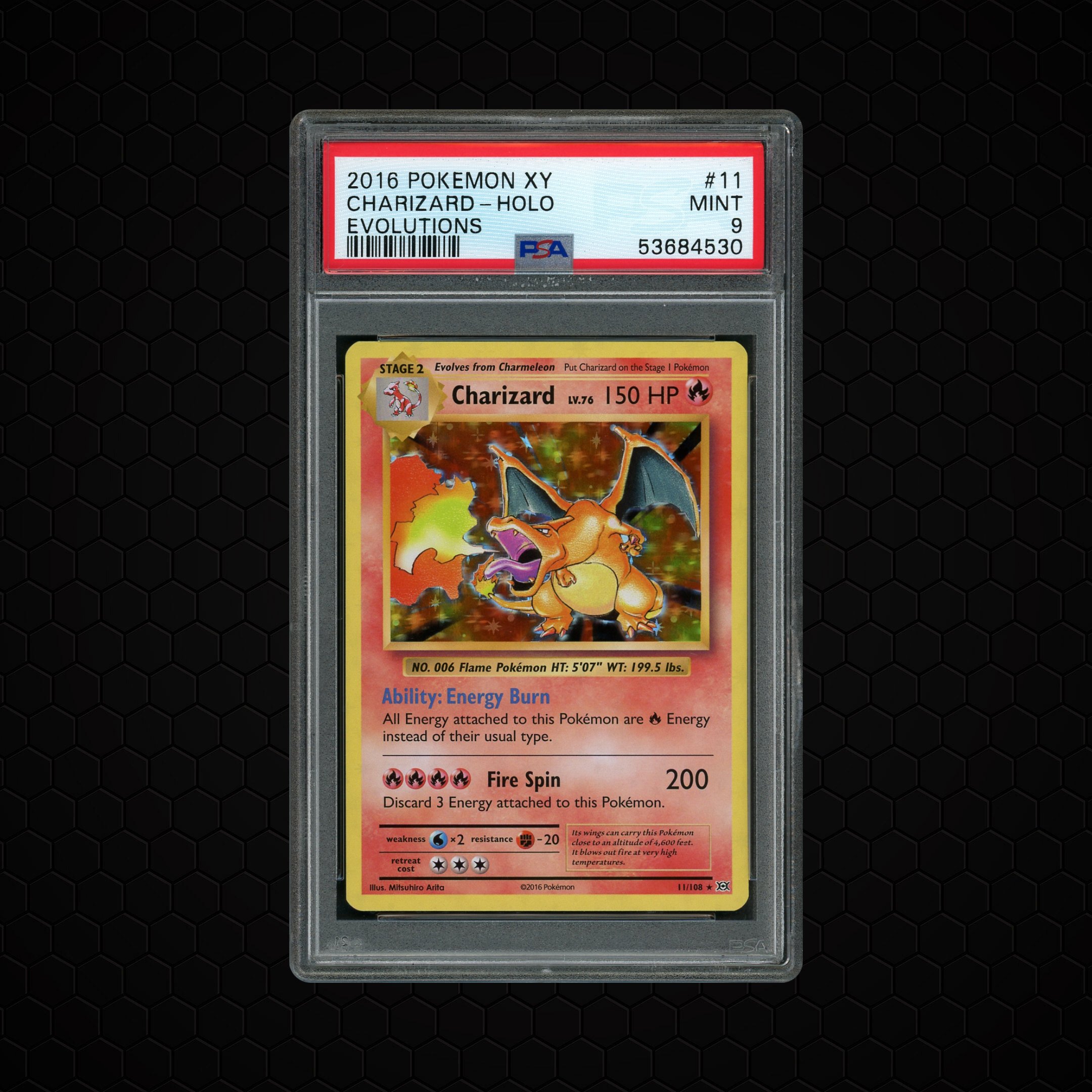 2016 XY Evolutions Charizard #11 PSA 9