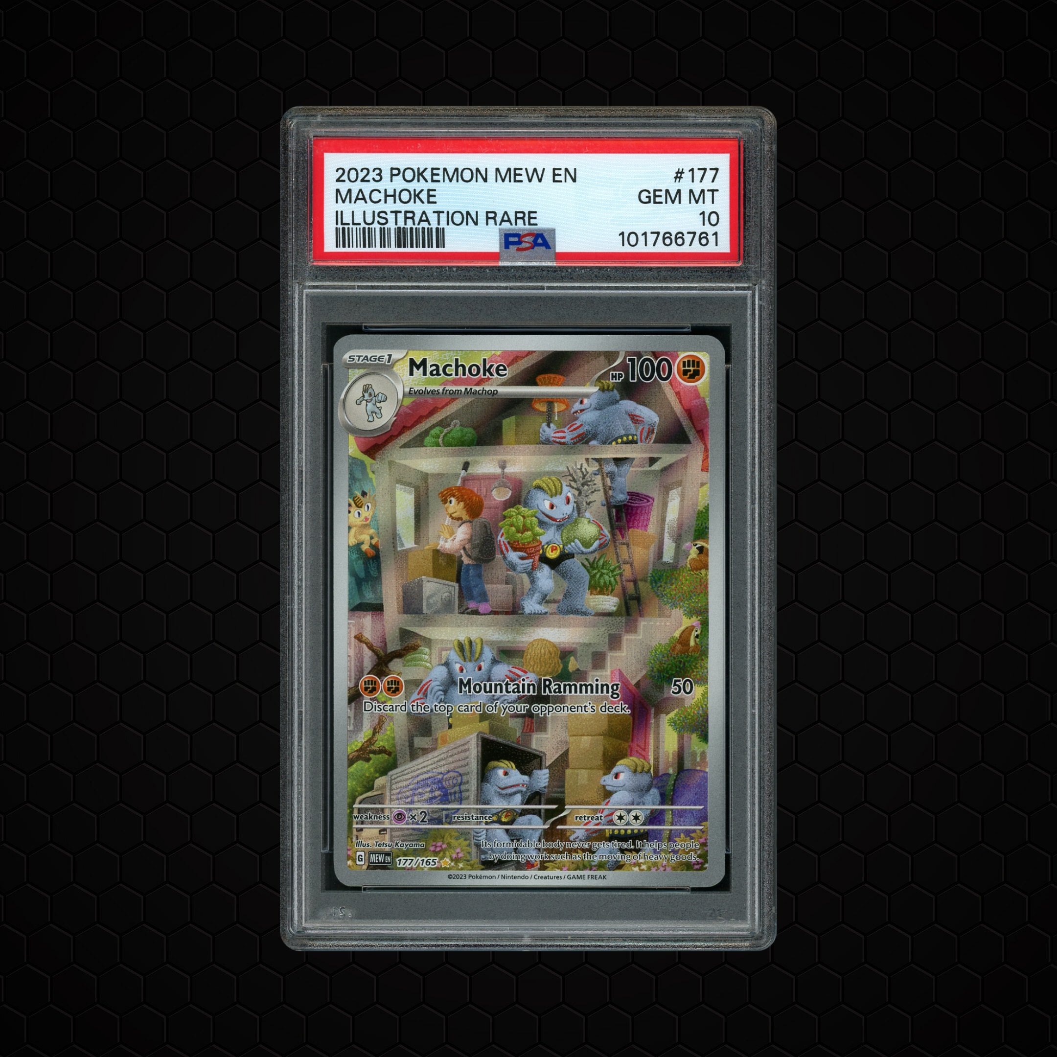 2023 Pokemon 151 Machoke #177 PSA 10