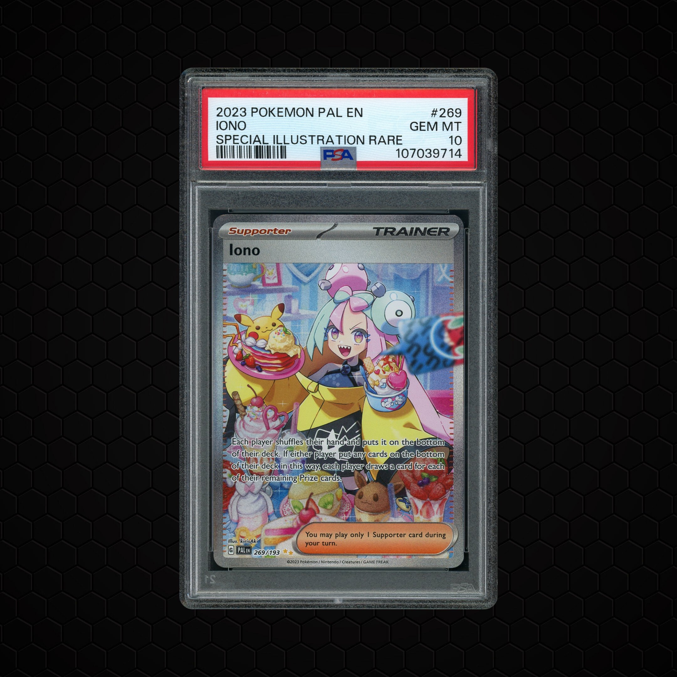 2023 Paldea Evolved Iono #269 PSA 10