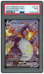 2021 Shining Fates Charizard VMAX #SV107 PSA 9 on Beezie.