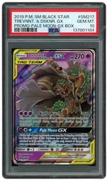 2019 Black Star Promo Trevenant & Dusknoir GX #SM217 PSA 10 on Beezie.