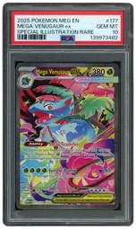 2025 Mega Evolution Mega Venusaur EX #177 PSA 10 on Beezie.