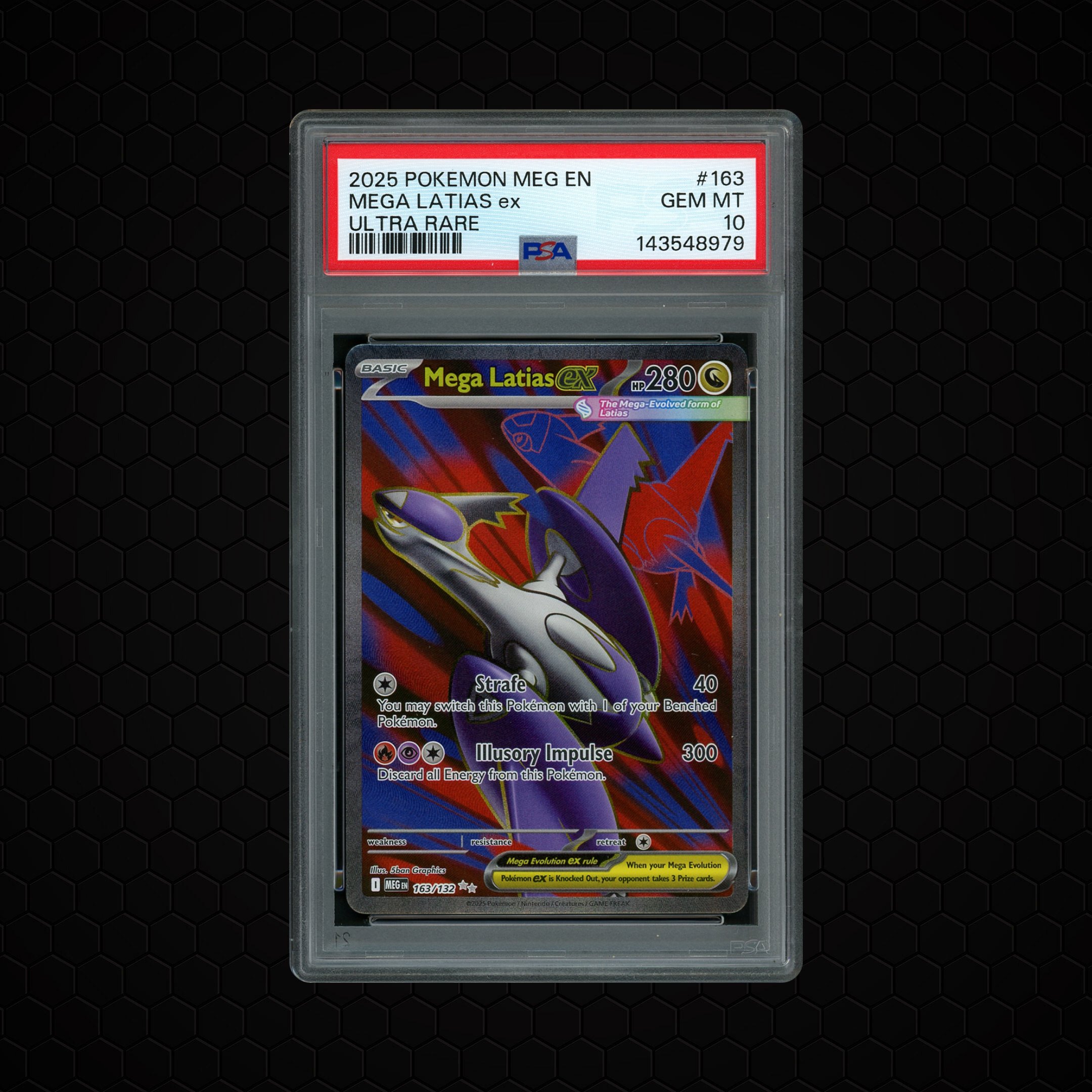 2025 Mega Evolution Mega Latias EX #163 PSA 10