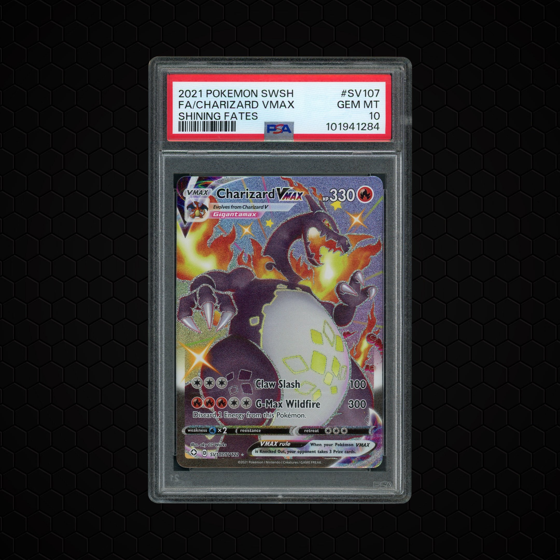 2021 Shining Fates Charizard VMAX #SV107 PSA 10