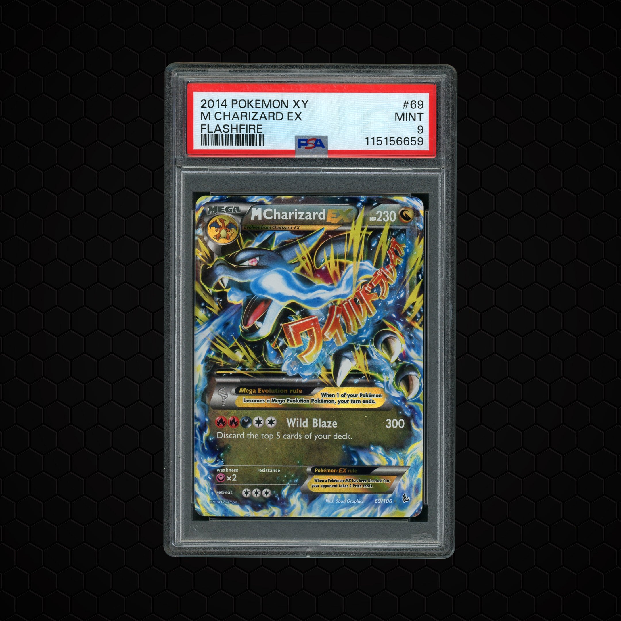 2014 XY Flashfire M Charizard EX #69 PSA 9