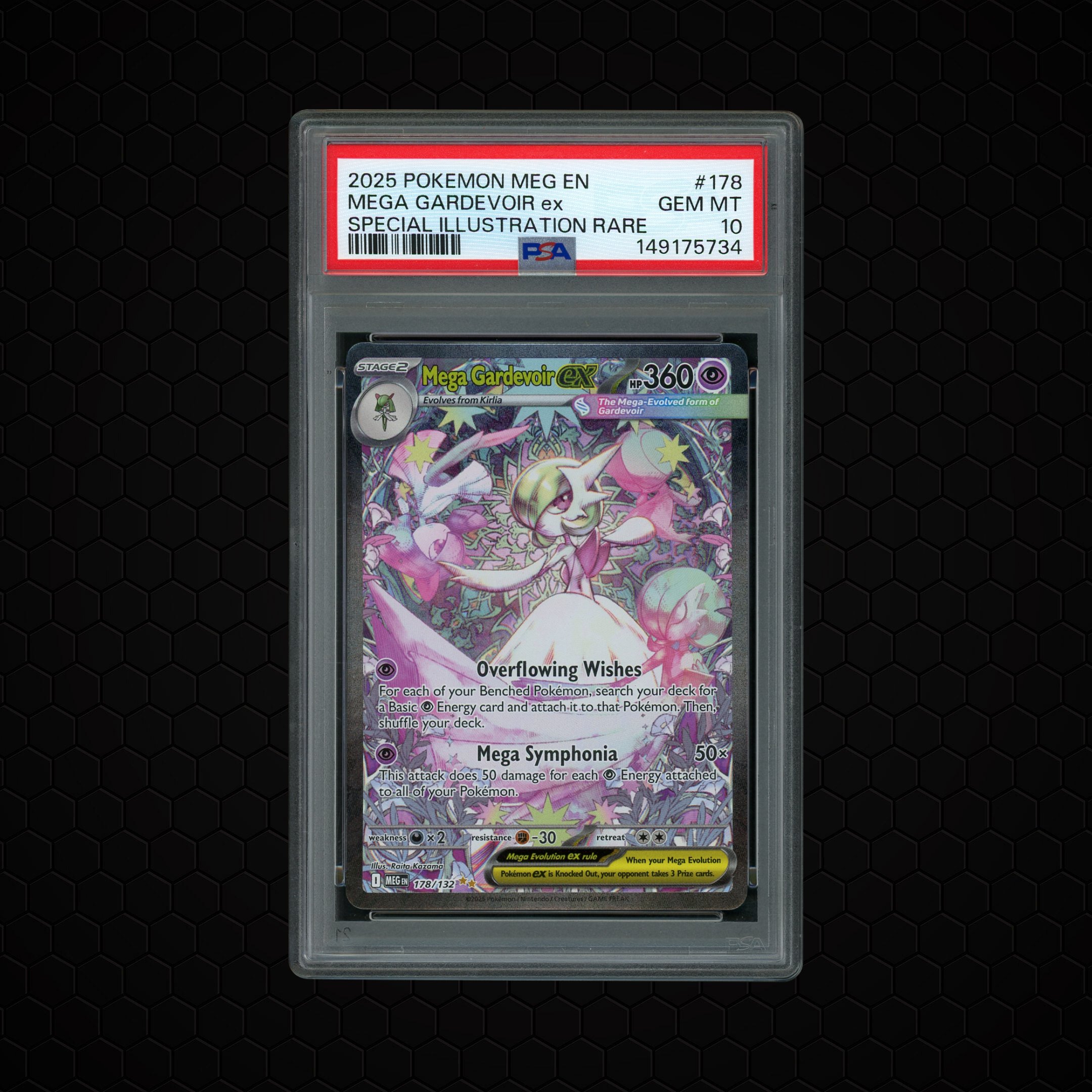 2025 Mega Evolution Mega Gardevoir EX #178 PSA 10