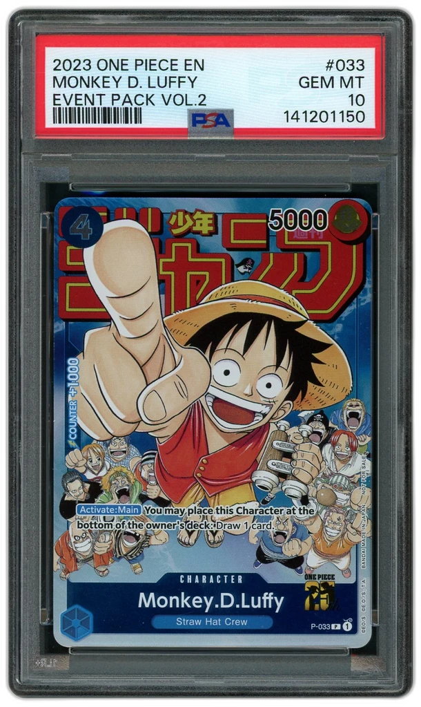 2023 Event Pack Vol. 2 Monkey D. Luffy #P-033 PSA 10 - 13235