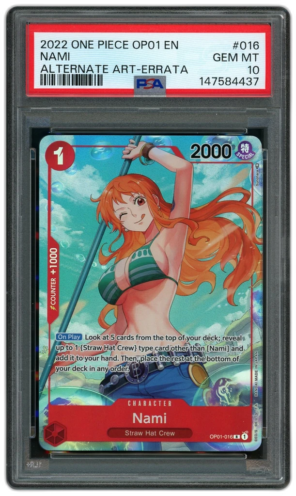 2022 Romance Dawn Nami #OP01-016 PSA 10 - 13248