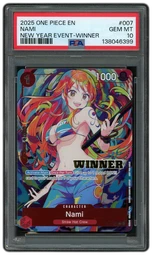 2025 New Year Event Winner Nami #ST01-007 PSA 10 on Beezie.