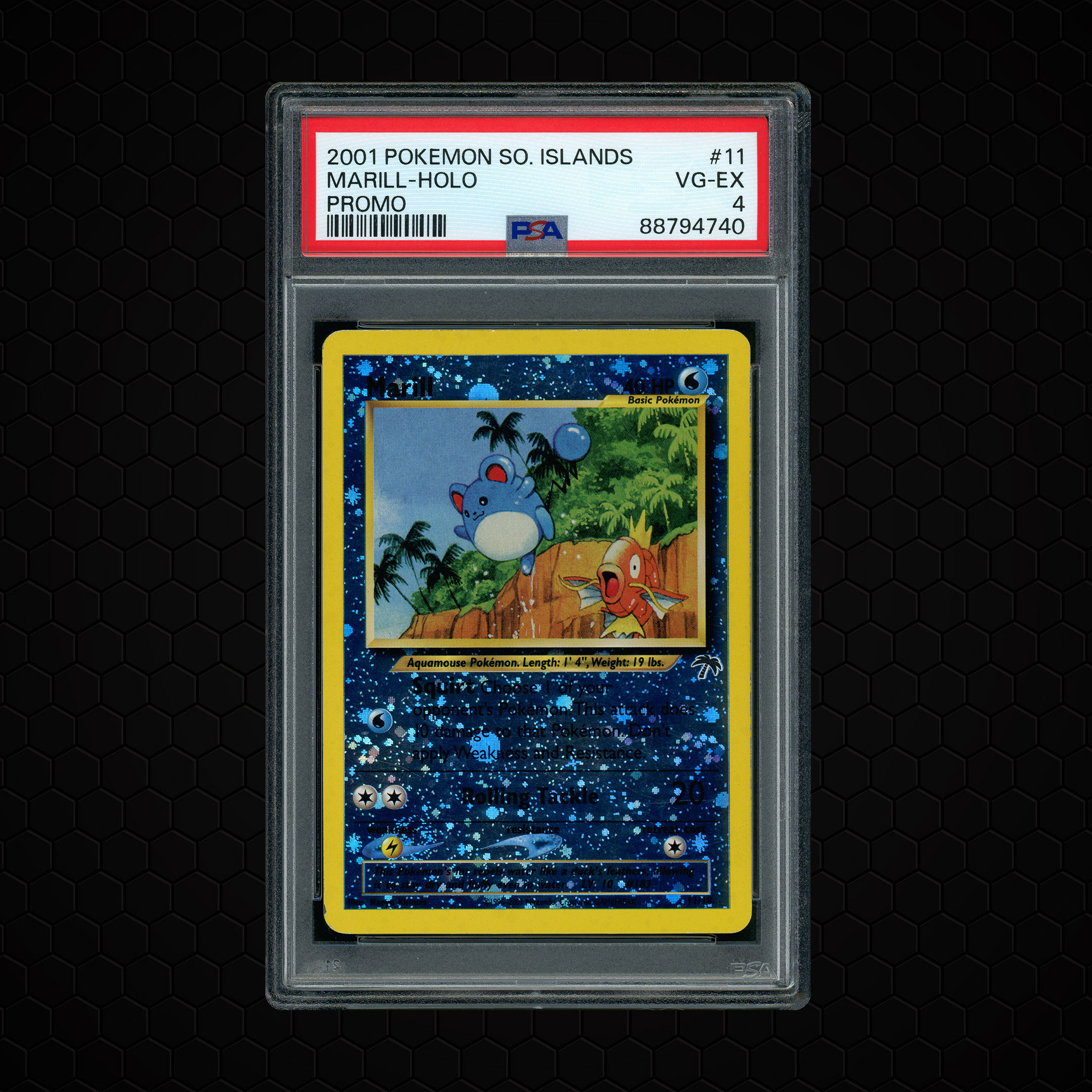 2001 Southern Islands Marill #11 PSA 4