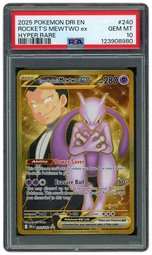 2025 Destined Rivals Team Rocket's Mewtwo EX #240 PSA 10 on Beezie.