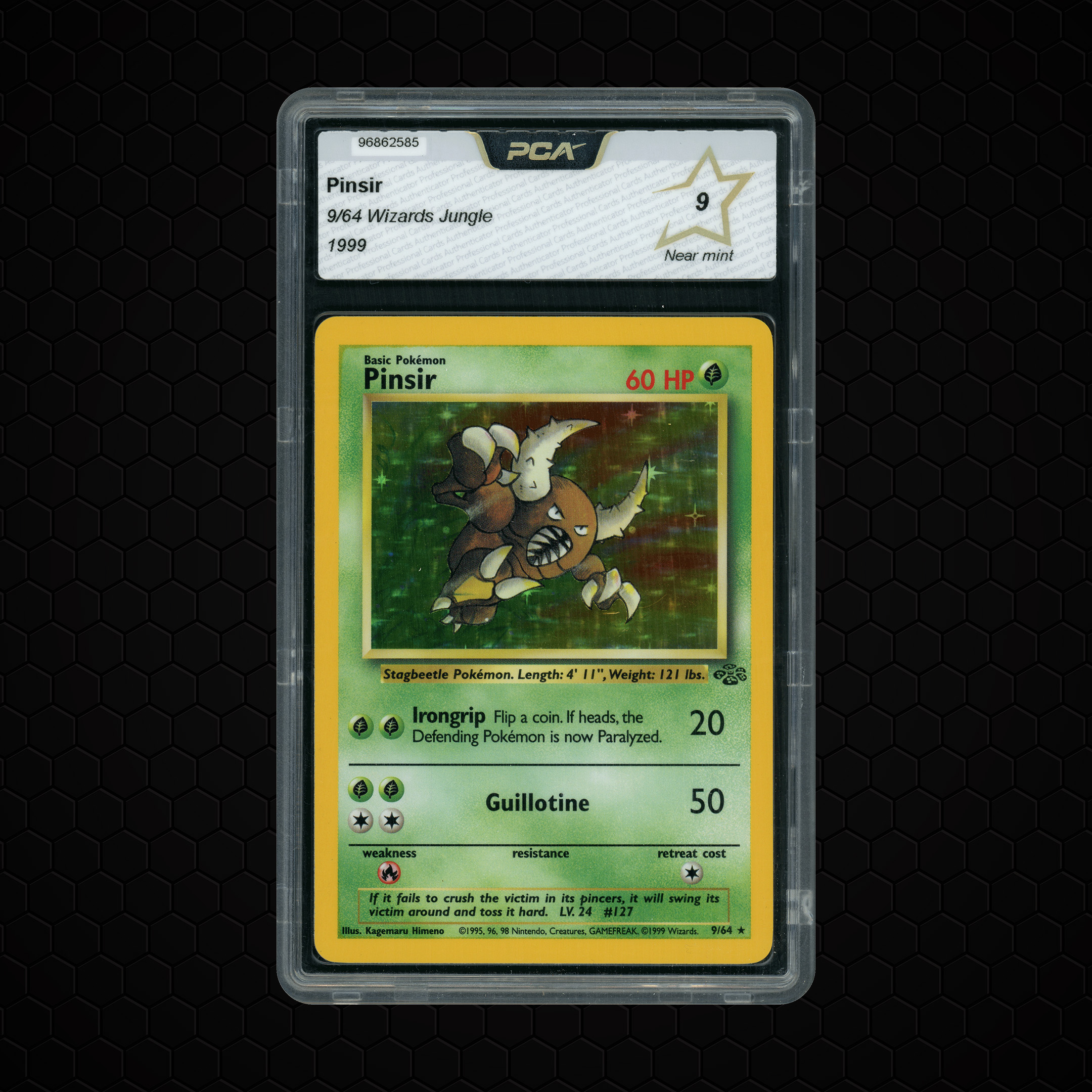1999 Jungle Pinsir #9 PCA 9