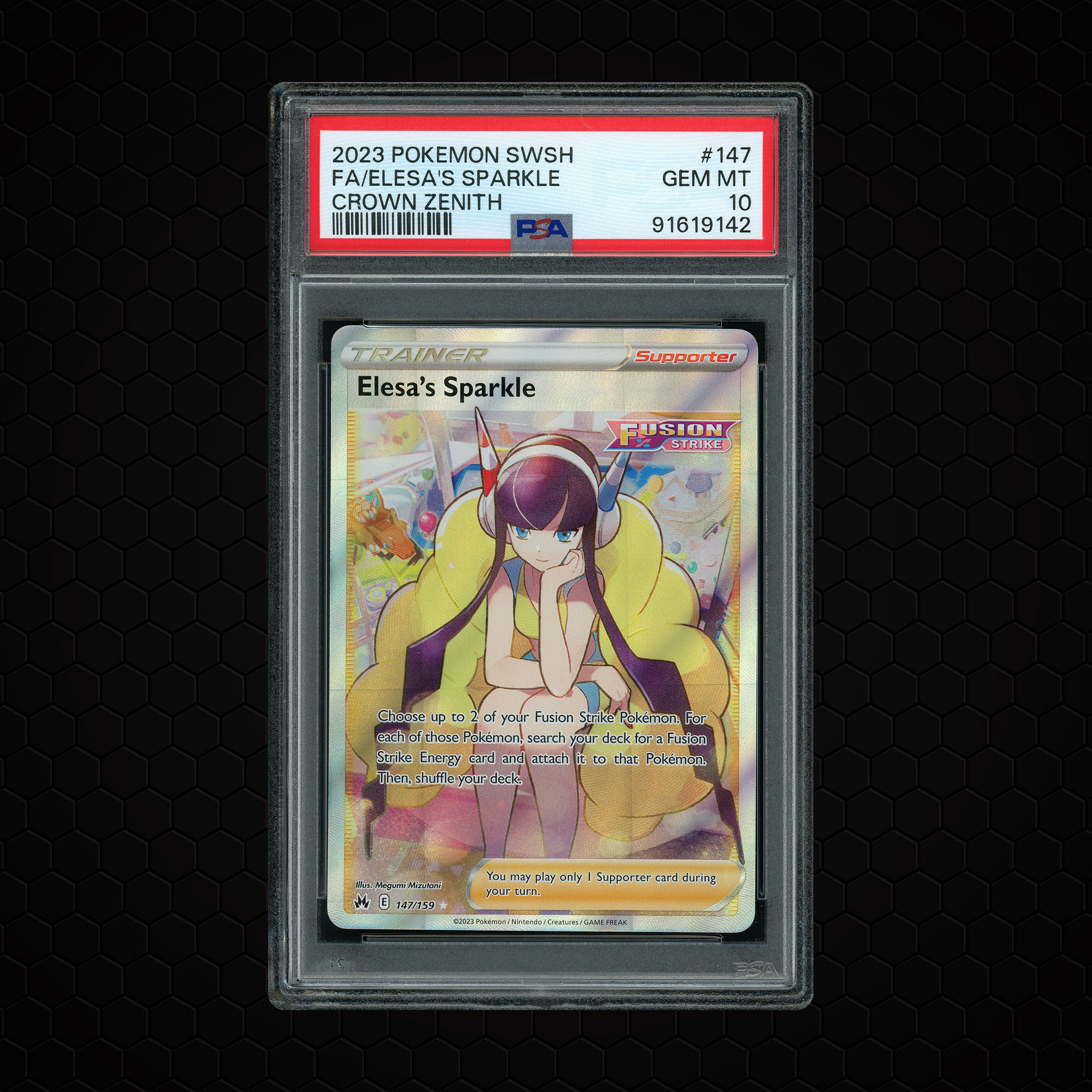 2023 Crown Zenith Elesa's Sparkle #147 PSA 10