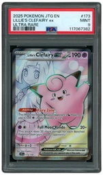 2025 Journey Together Lillie's Clefairy EX #173 PSA 9 on Beezie.