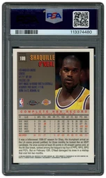 1997 Topps Chrome Shaquille O'Neal Refractor #109 PSA 8 on Beezie.