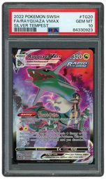 2022 Silver Tempest Rayquaza VMAX #TG20 PSA 10 on Beezie.