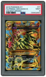2015 Ancient Origins Primal Groudon EX #97 PSA 9 on Beezie.