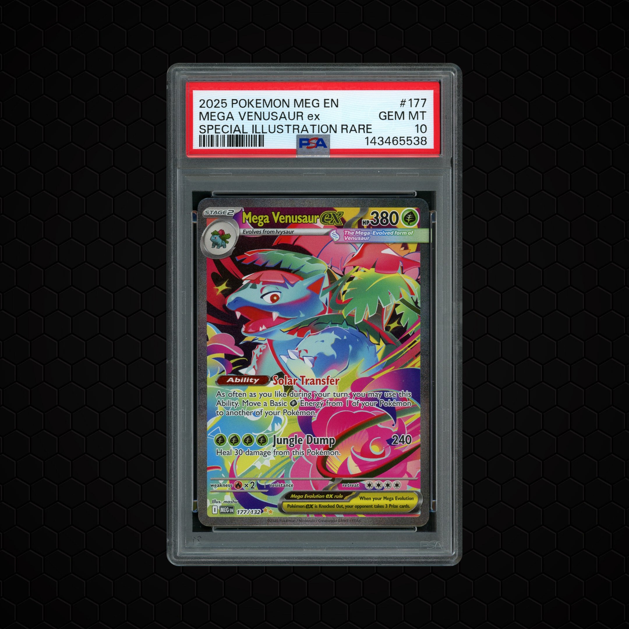 2025 Mega Evolution Mega Venusaur EX #177 PSA 10