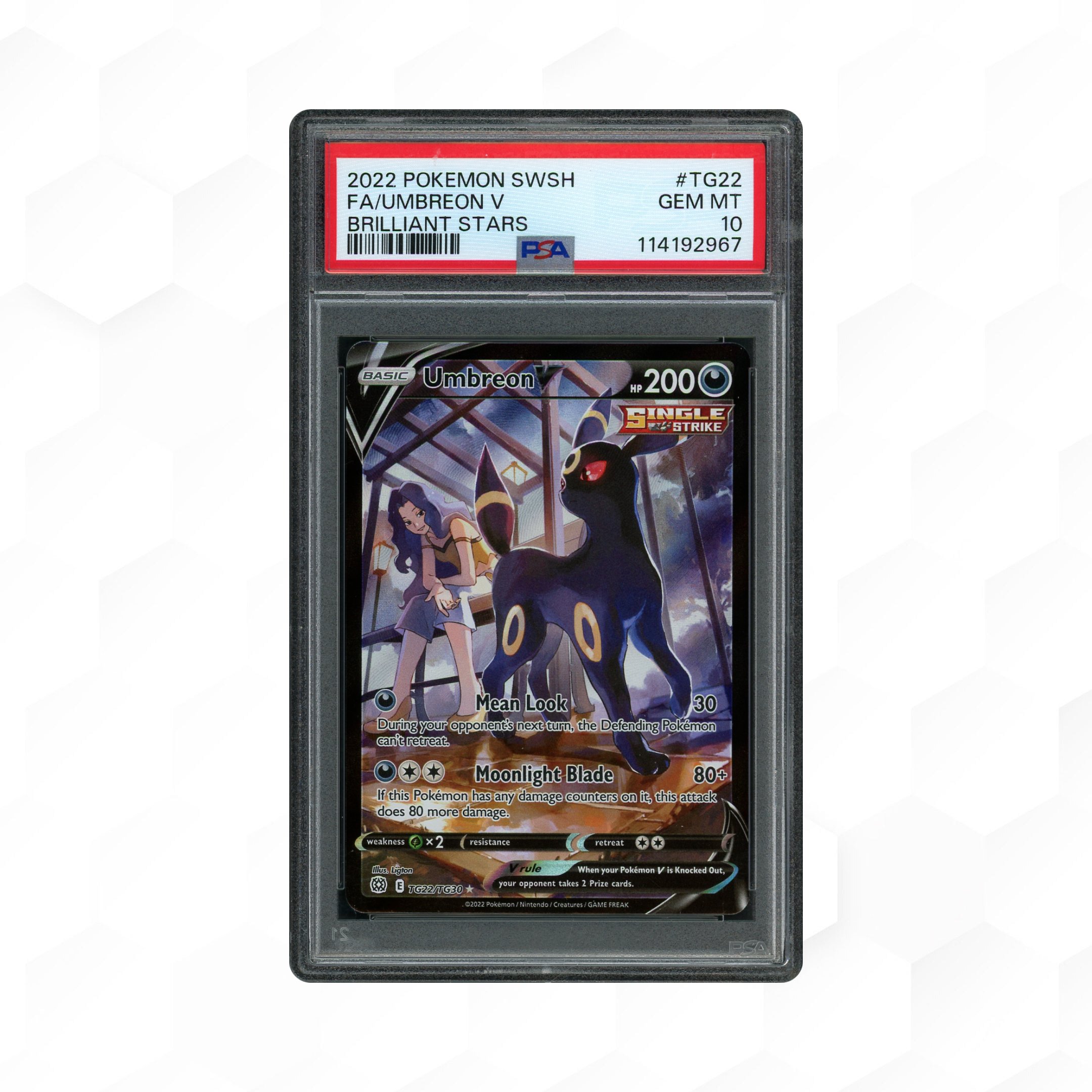 2021 Japanese VMAX Climax Umbreon V #244 PSA 10 - 3375
