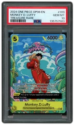2024 Two Legends Monkey D. Luffy #OP07-109 PSA 10 on Beezie.
