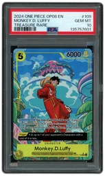 2024 Two Legends Monkey D. Luffy #OP07-109 PSA 10 on Beezie.