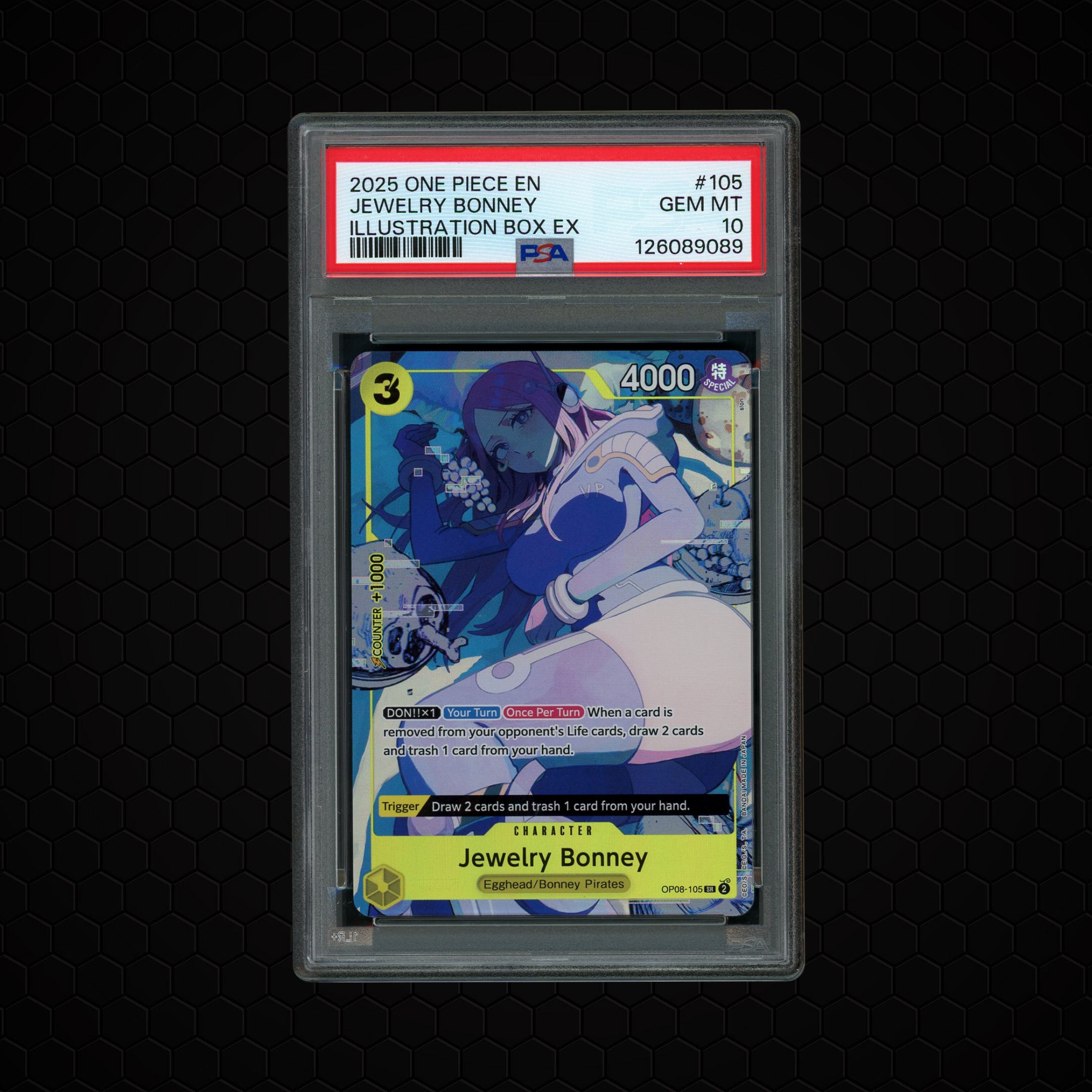 2025 Awakening of the New Era Jewelry Bonney #OP08-105 PSA 10