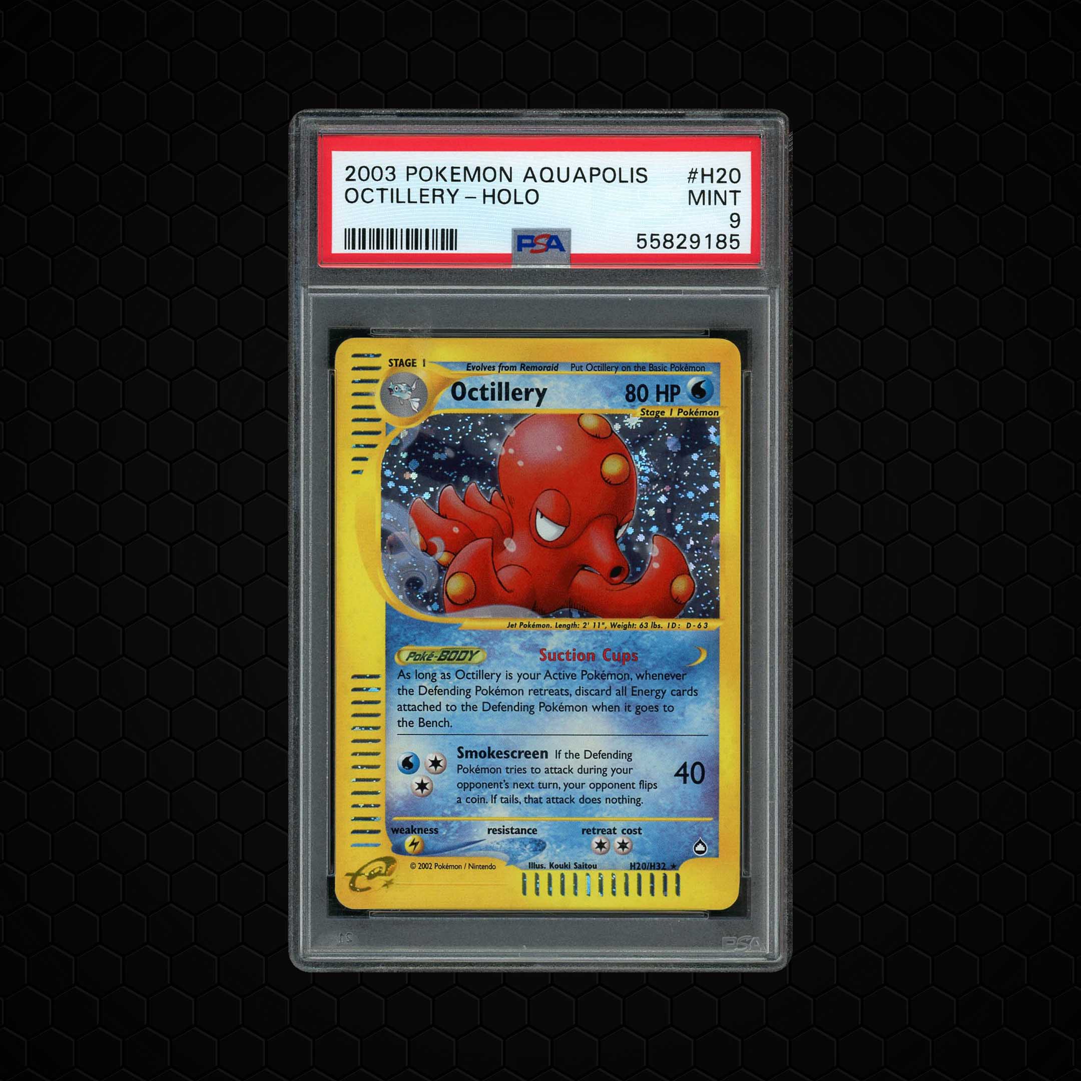 2003 Aquapolis Octillery #H20 PSA 9