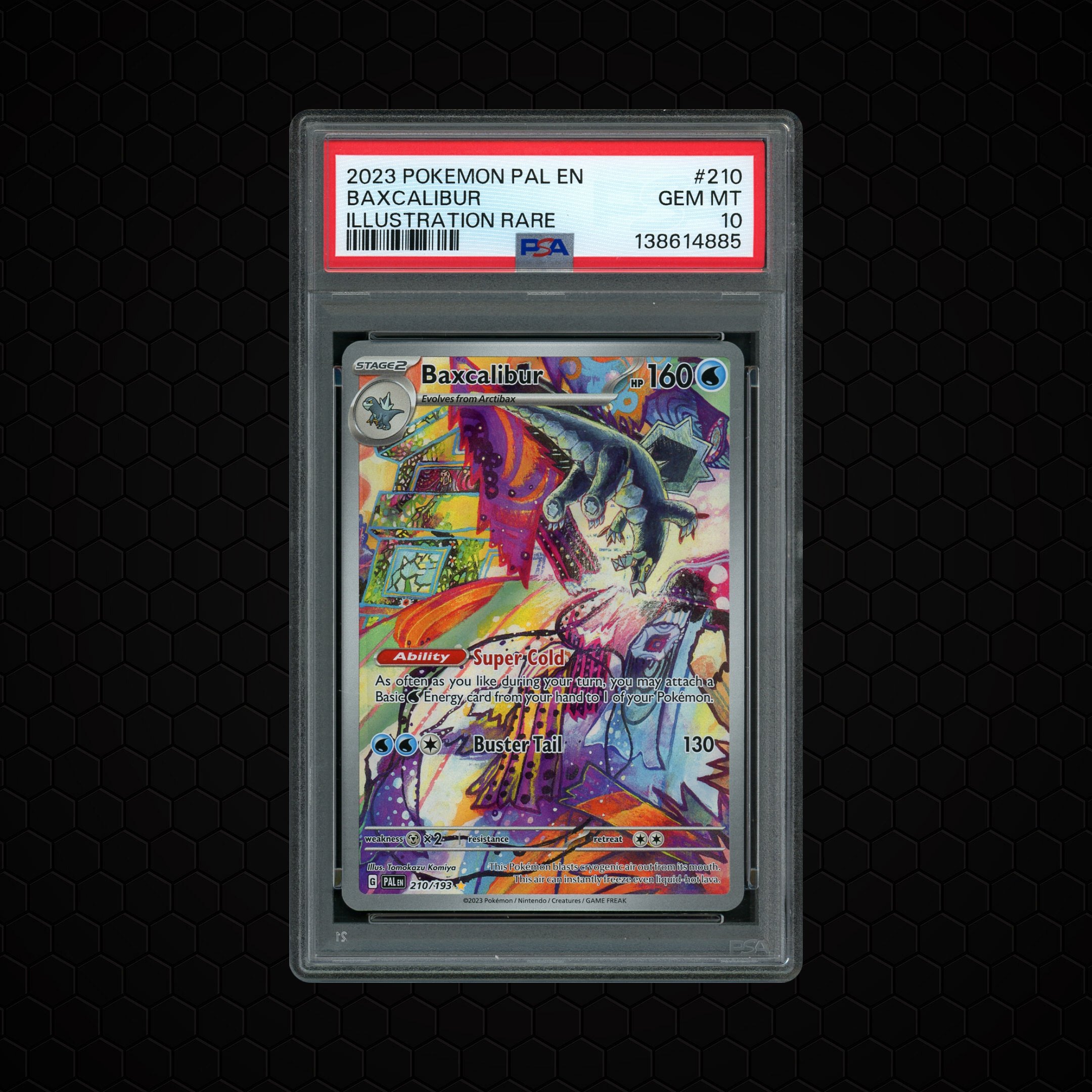 2023 Paldea Evolved Baxcalibur #210 PSA 10