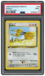 1999 French 1st Edition Doduo #48 PSA 9 on Beezie.