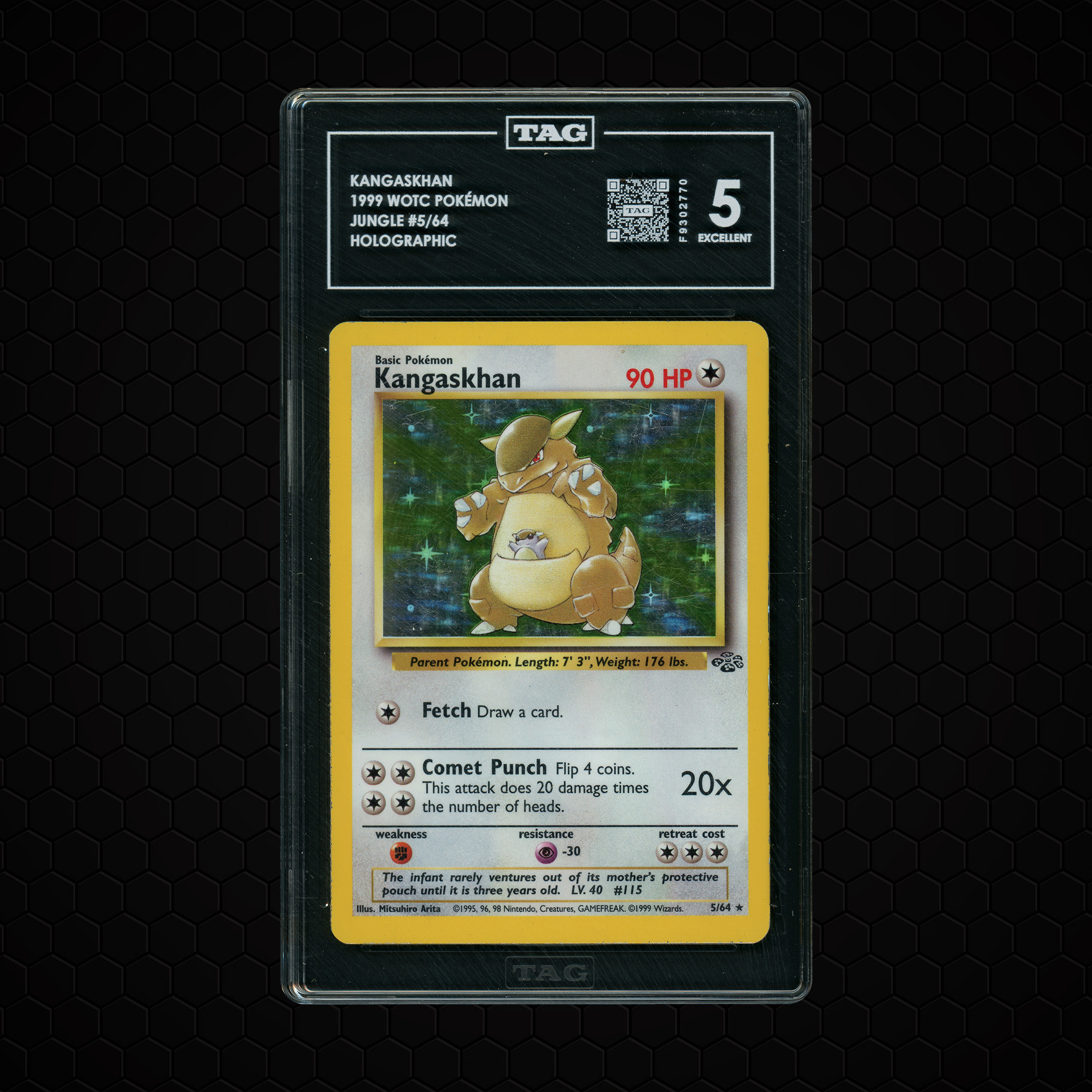 1999 Jungle Kangaskhan #5 TAG 5
