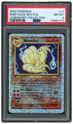 2002 Legendary Collection Ninetales #17 PSA 8 on Beezie.