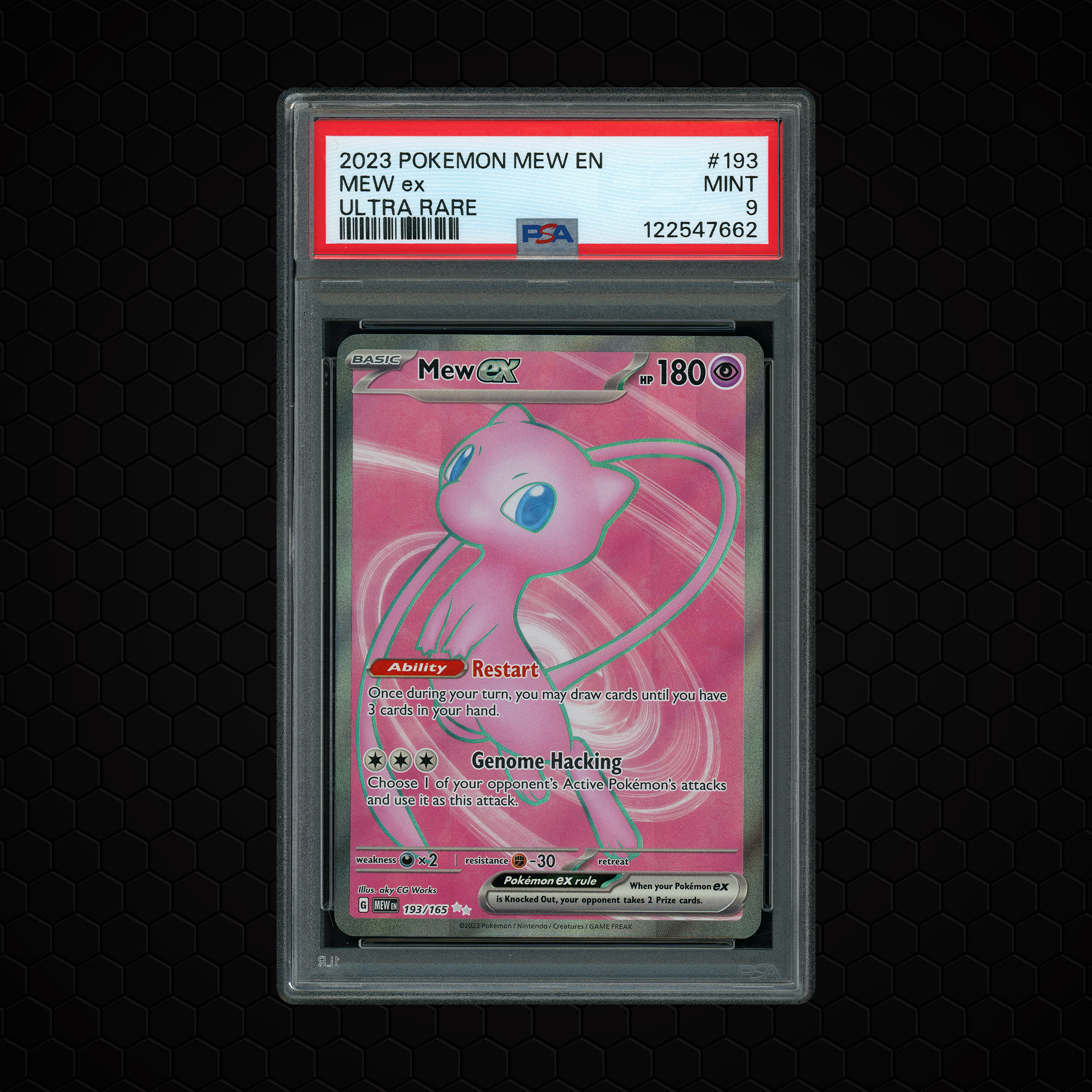 2023 Pokemon 151 Mew EX #193 PSA 9