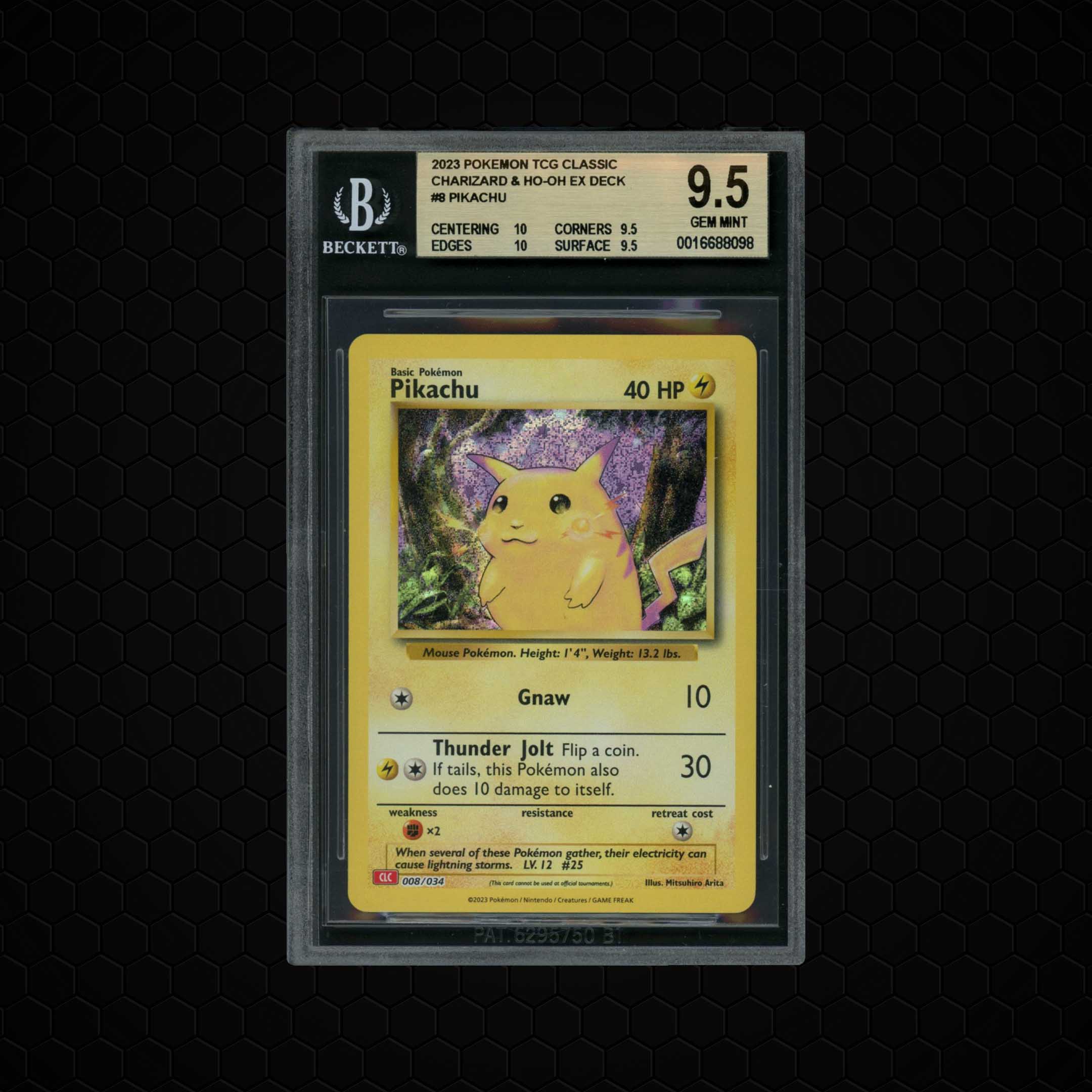 2023 Classic Collection Pikachu #8 BGS 9.5