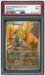 2024 Black Star Promo Mimikyu #75 PSA 9 on Beezie.