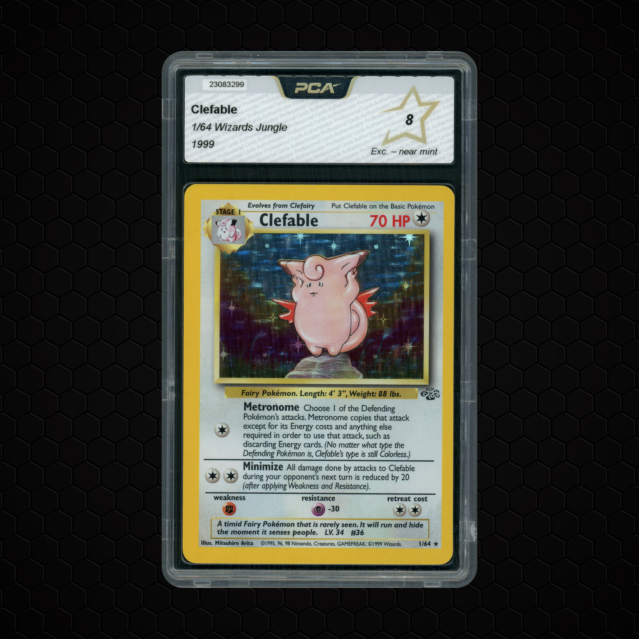 1999 Jungle Clefable #1 PCA 8