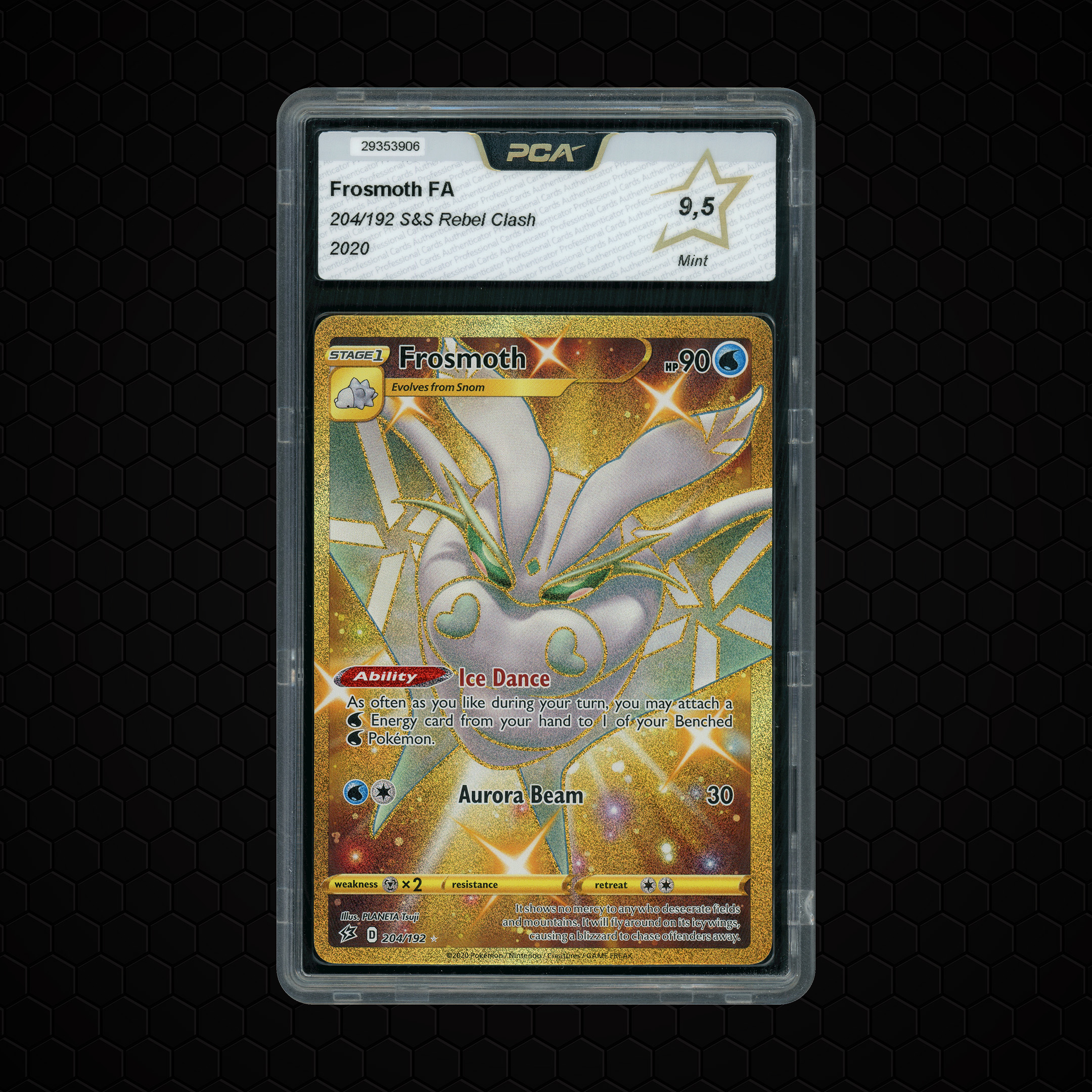 2020 Rebel Clash Frosmoth #204 PCA 9.5