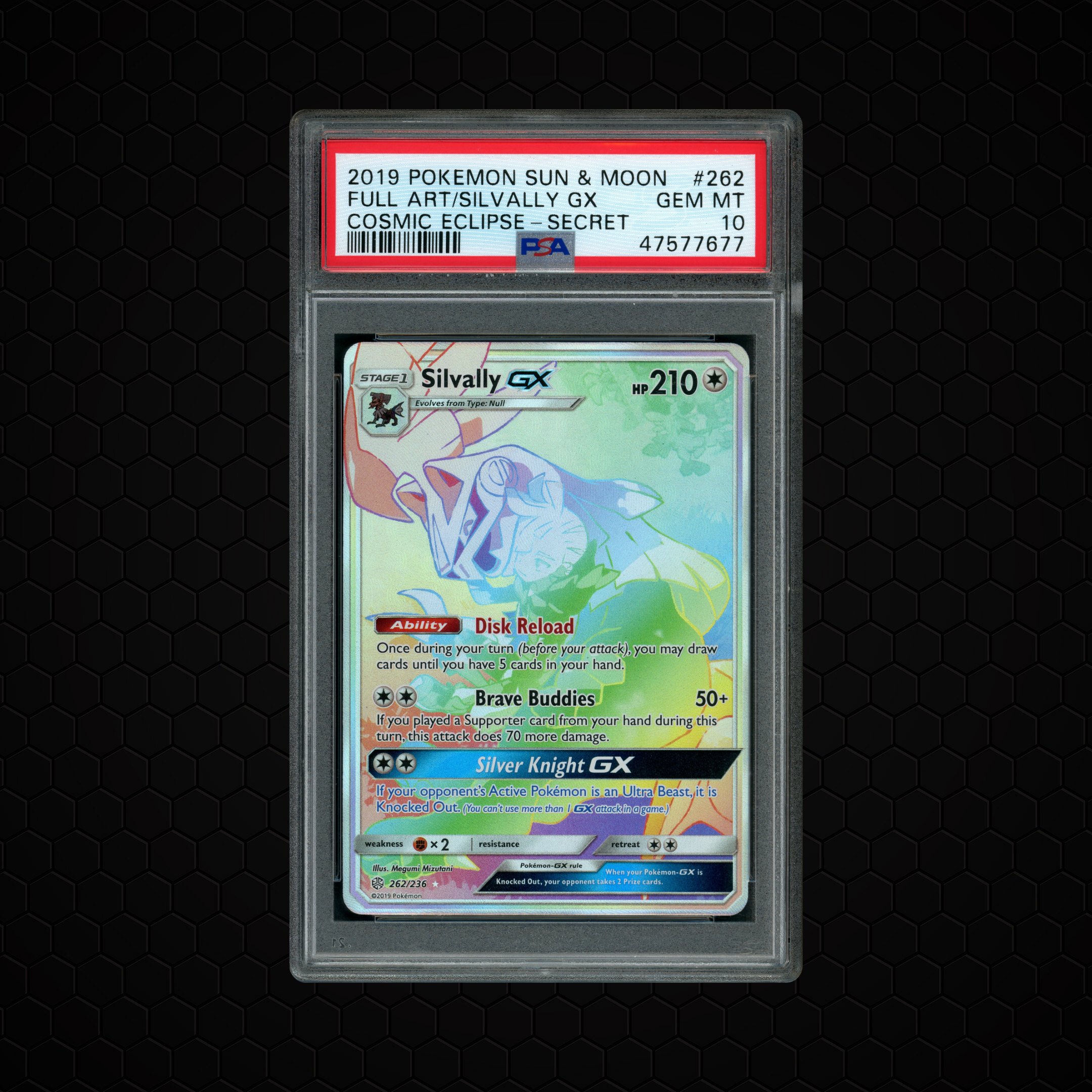 2019 Cosmic Eclipse Silvally GX #262 PSA 10