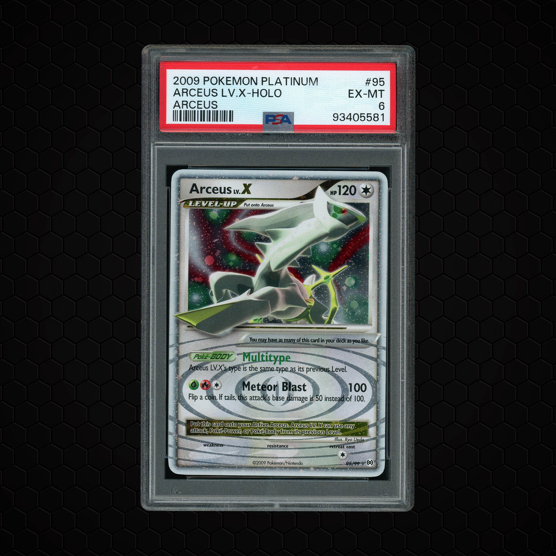 2009 Platinum - Arceus Arceus LV. X #95 PSA 6
