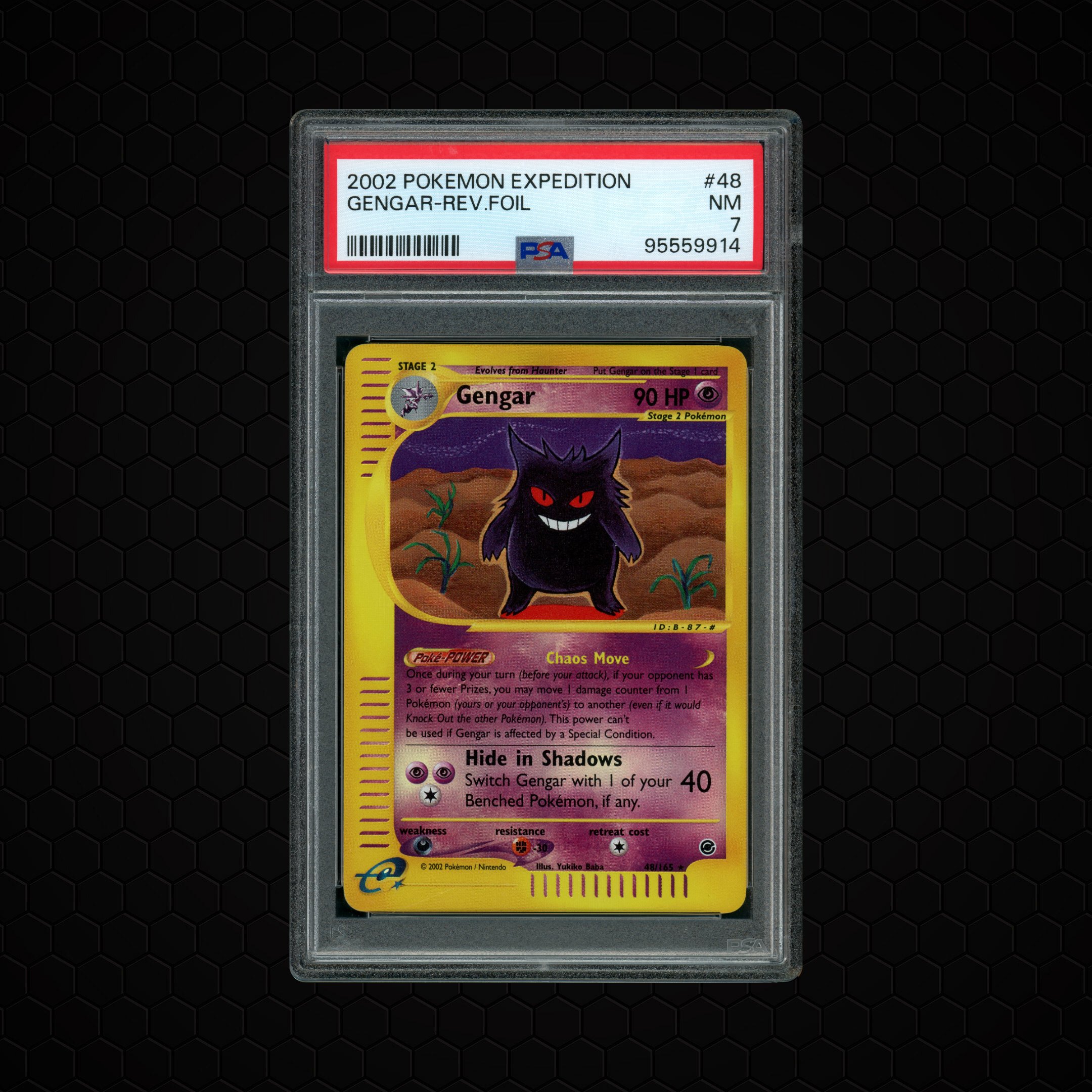 2002 Expedition Gengar #48 PSA 7