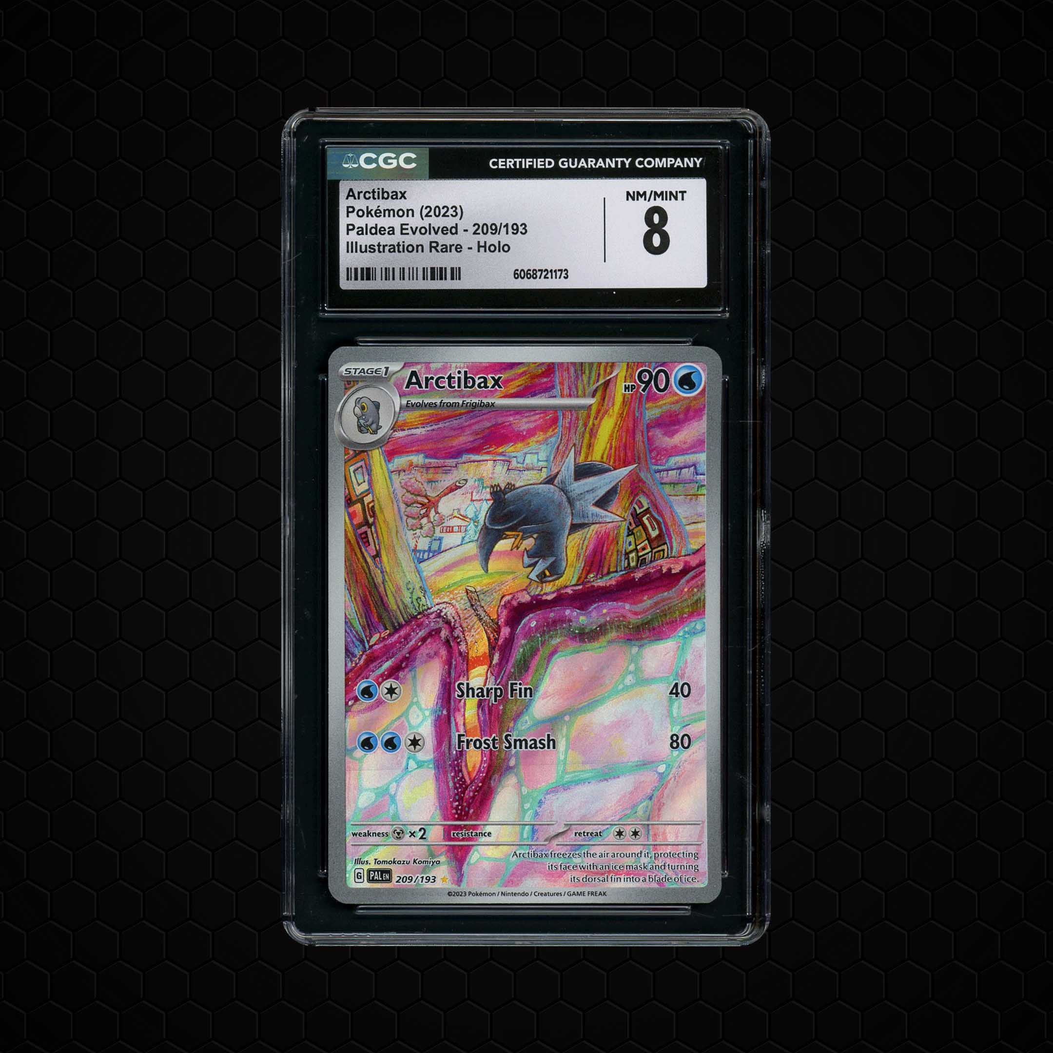 2023 Paldea Evolved Arctibax #209 CGC 8