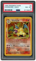1999 Game Charizard #4 PSA 8 on Beezie.