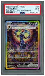 2025 Prismatic Evolutions Umbreon EX #161 PSA 9 on Beezie.